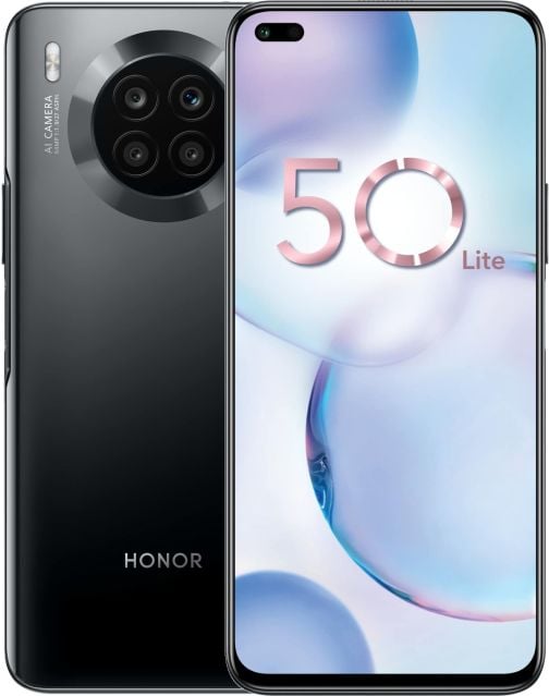 Huawei Honor 50 Lite 128GB в хорошем состоянии midnight black