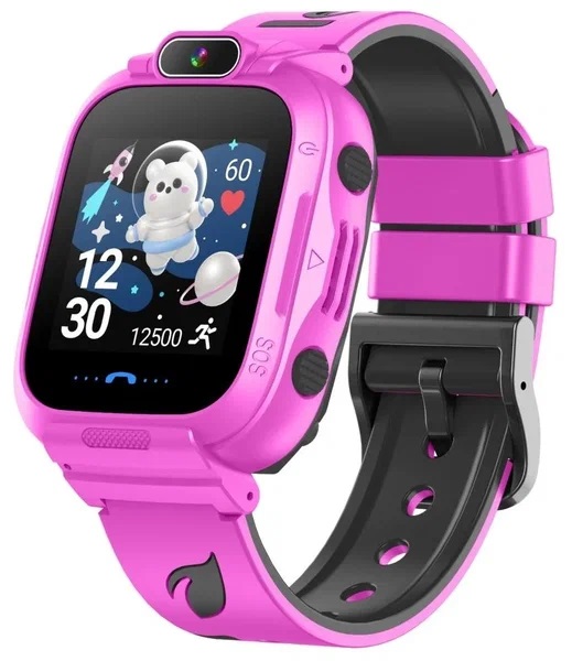 Детские умные часы LEEF Astron (pink/black) 